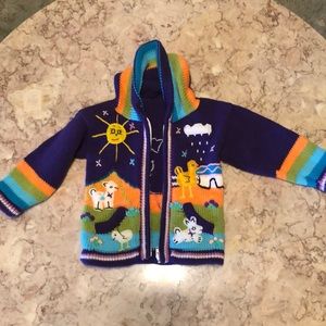 Handmade toddler size 2/3 sweater